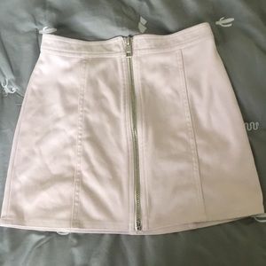 forever 21 zip up skirt size small